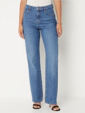 Ba&sh Idro Blue Straight Leg Jeans Size 4 Small